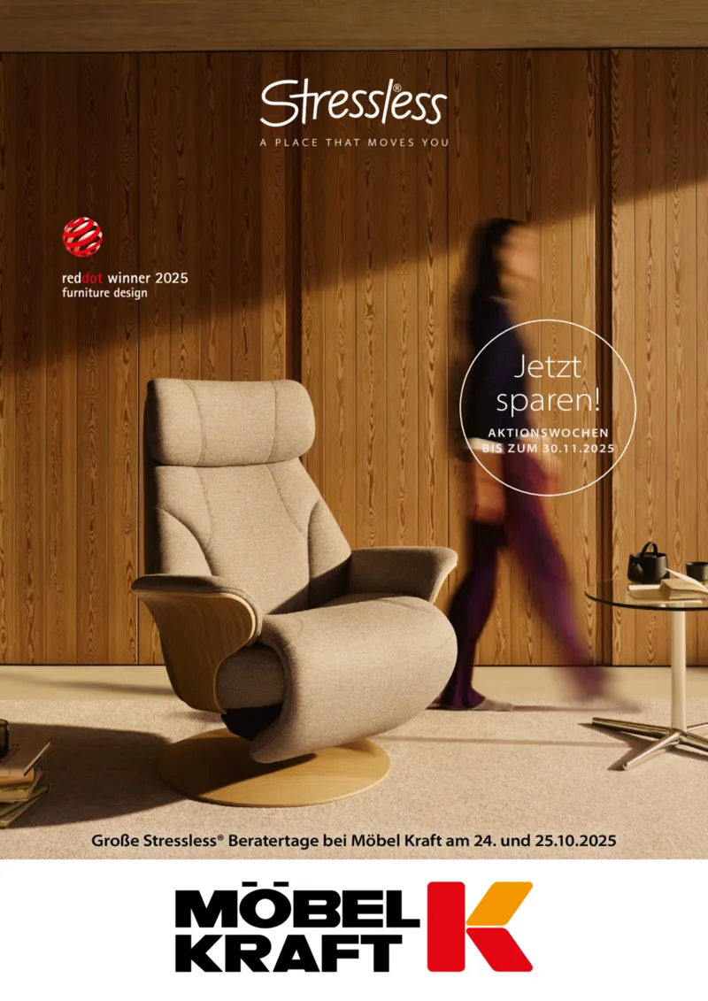 Möbel-Kraft Prospekt vom 01.10.2025, Seite 1
