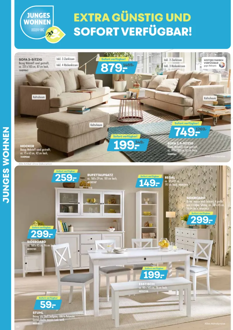 Möbel-Kraft Prospekt vom 05.11.2025, Seite 10
