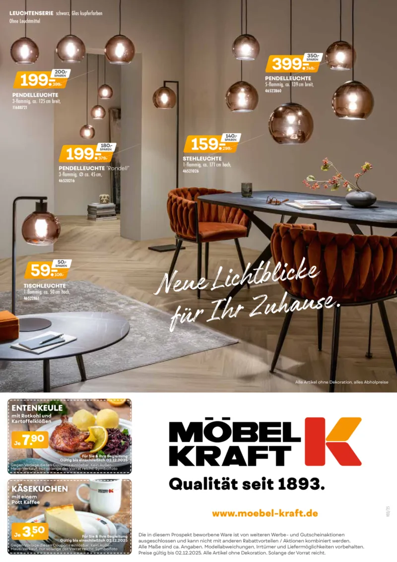 Möbel-Kraft Prospekt vom 05.11.2025, Seite 20