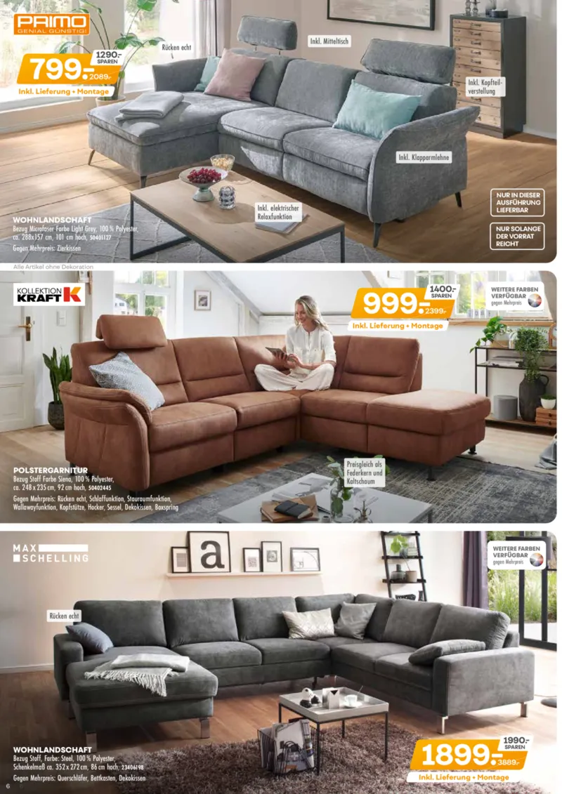 Möbel-Kraft Prospekt vom 05.11.2025, Seite 6