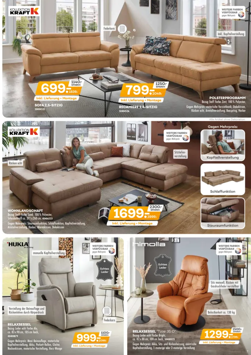 Möbel-Kraft Prospekt vom 05.11.2025, Seite 7