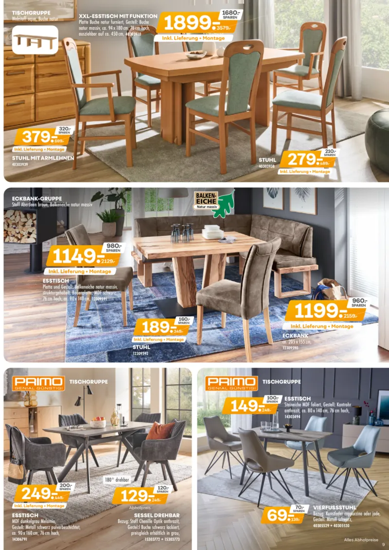 Möbel-Kraft Prospekt vom 03.12.2025, Seite 9