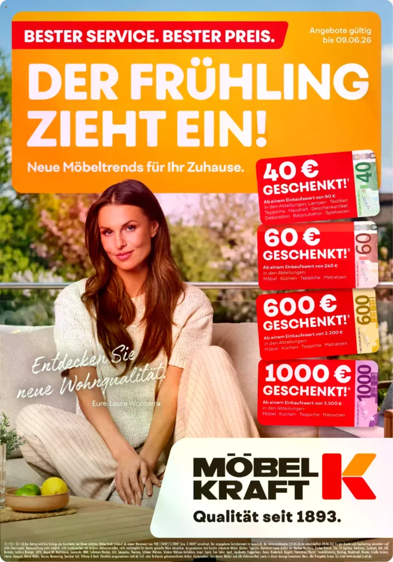 Möbel-Kraft Prospekt vom 20.05.2026, Seite 1