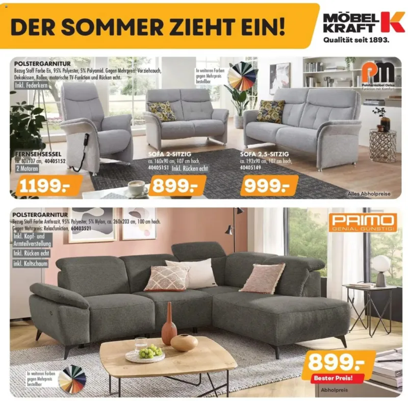 Möbel-Kraft Prospekt vom 17.07.2026, Seite 1