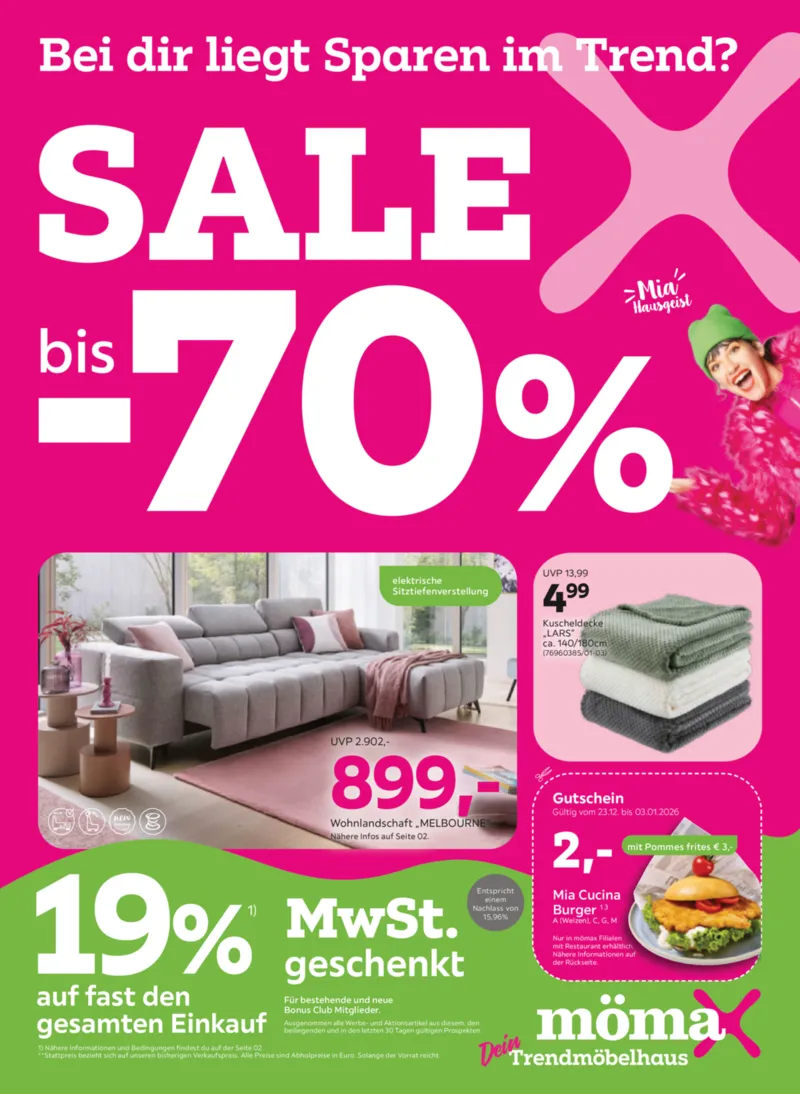 mömax Prospekt vom 20.12.2025, Seite 1