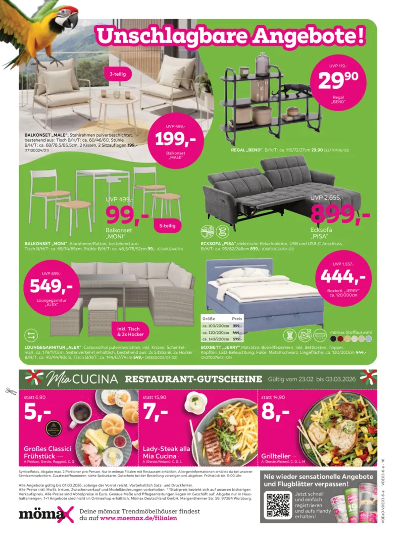 mömax Prospekt vom 23.02.2026, Seite 16