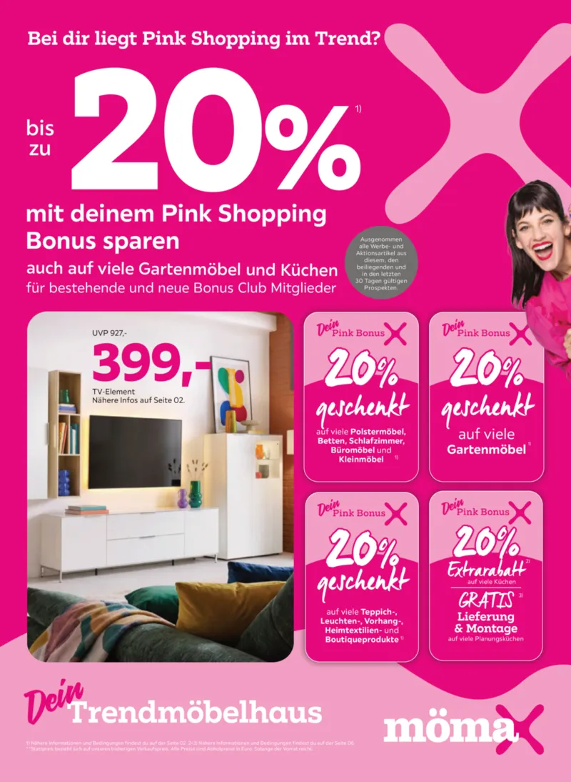 mömax Prospekt vom 16.03.2026, Seite 1