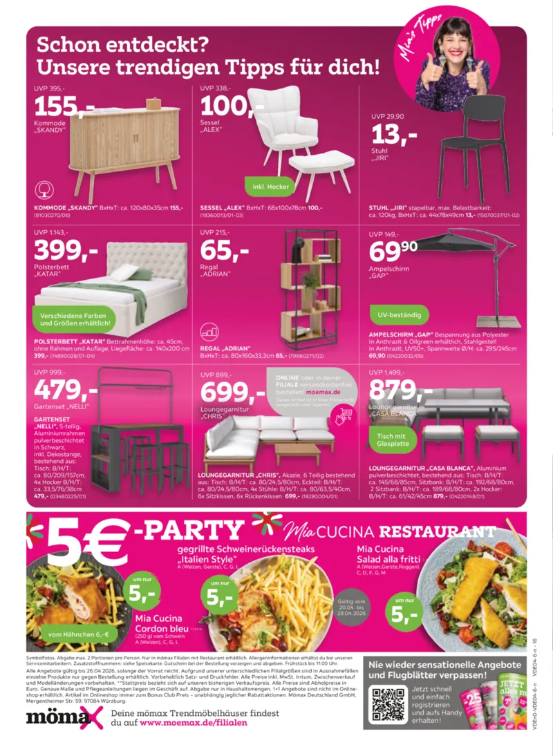 mömax Prospekt vom 20.04.2026, Seite 16