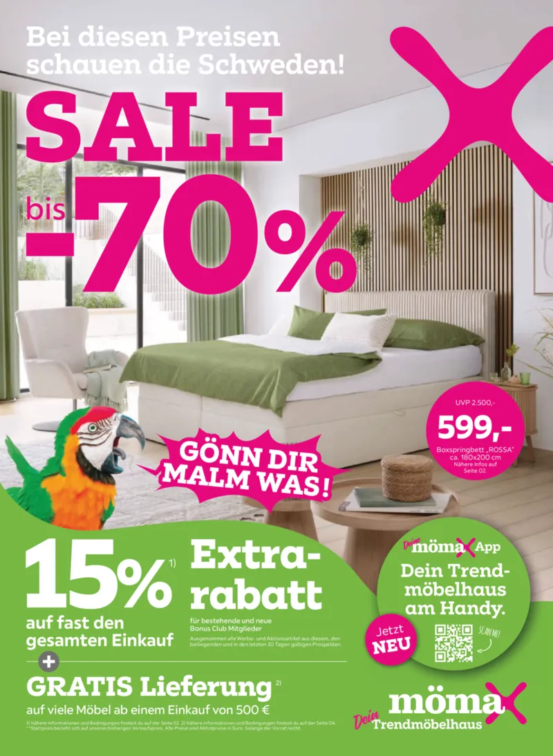 mömax Prospekt vom 06.07.2026, Seite 1