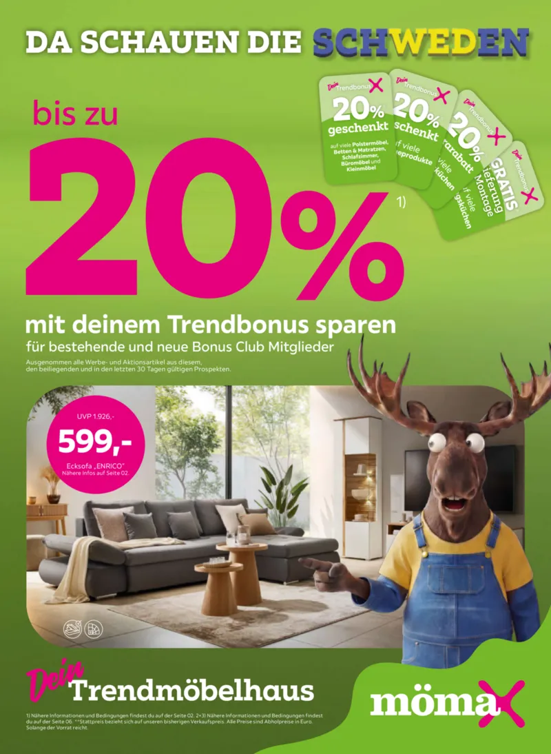 mömax Prospekt vom 10.08.2026, Seite 1
