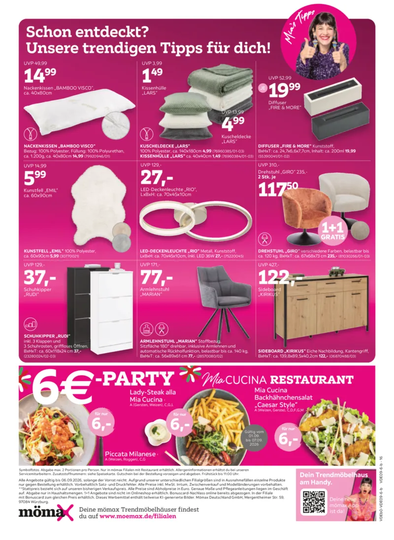 mömax Prospekt vom 31.08.2026, Seite 16
