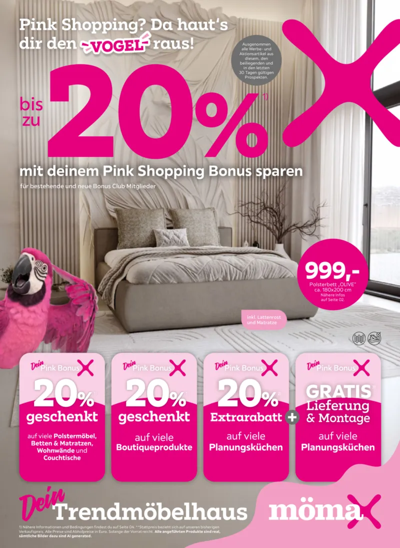 mömax Prospekt vom 20.09.2026, Seite 1