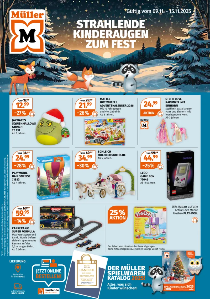Müller Prospekt vom 09.11.2025, Seite 1