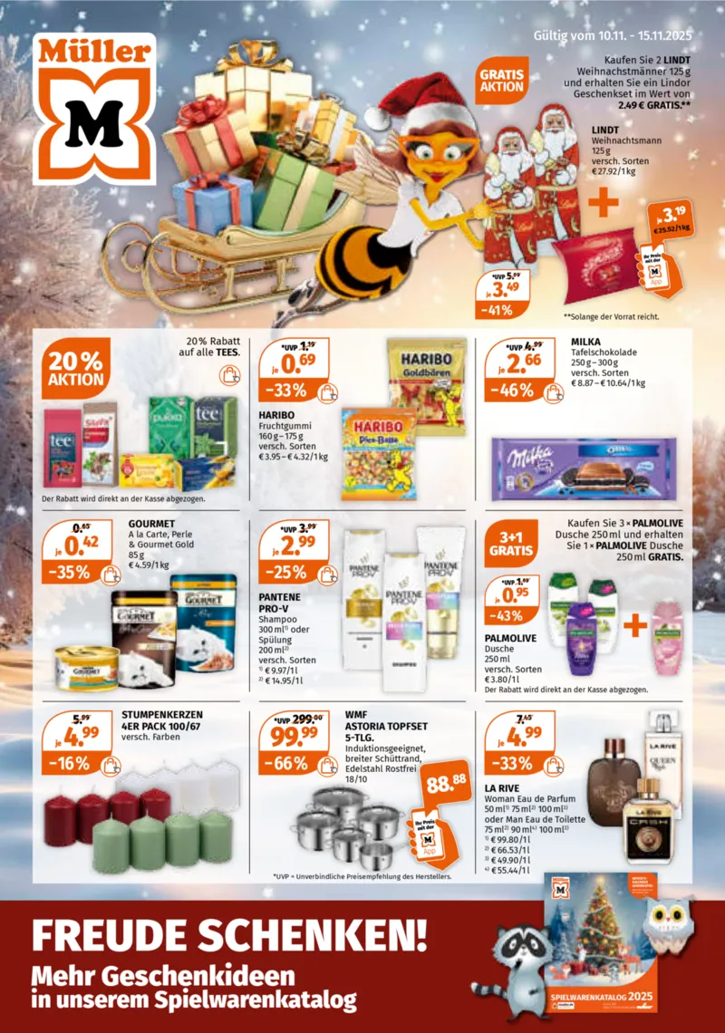 Müller Prospekt vom 10.11.2025, Seite 1
