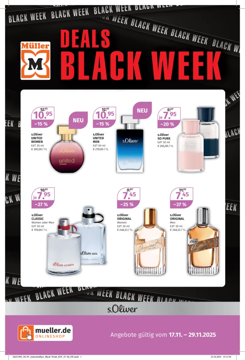 Müller Prospekt vom 17.11.2025, Seite 1