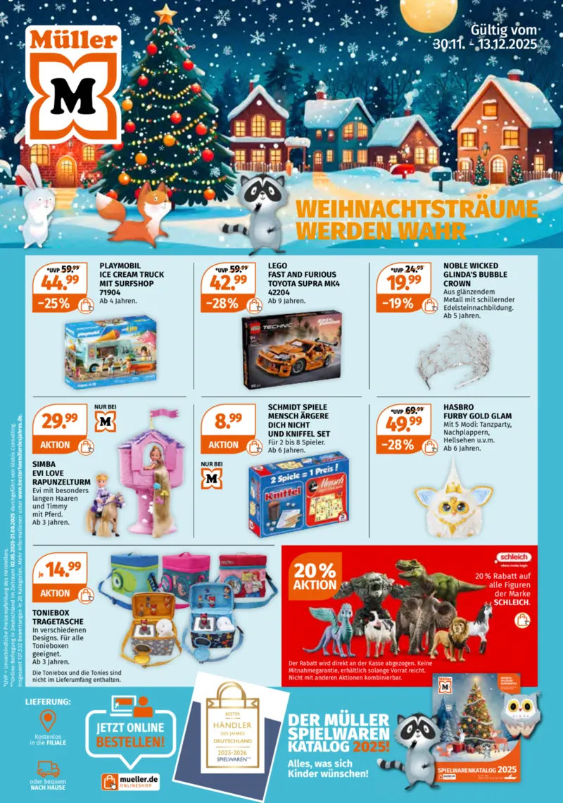 Müller Prospekt vom 30.11.2025, Seite 1