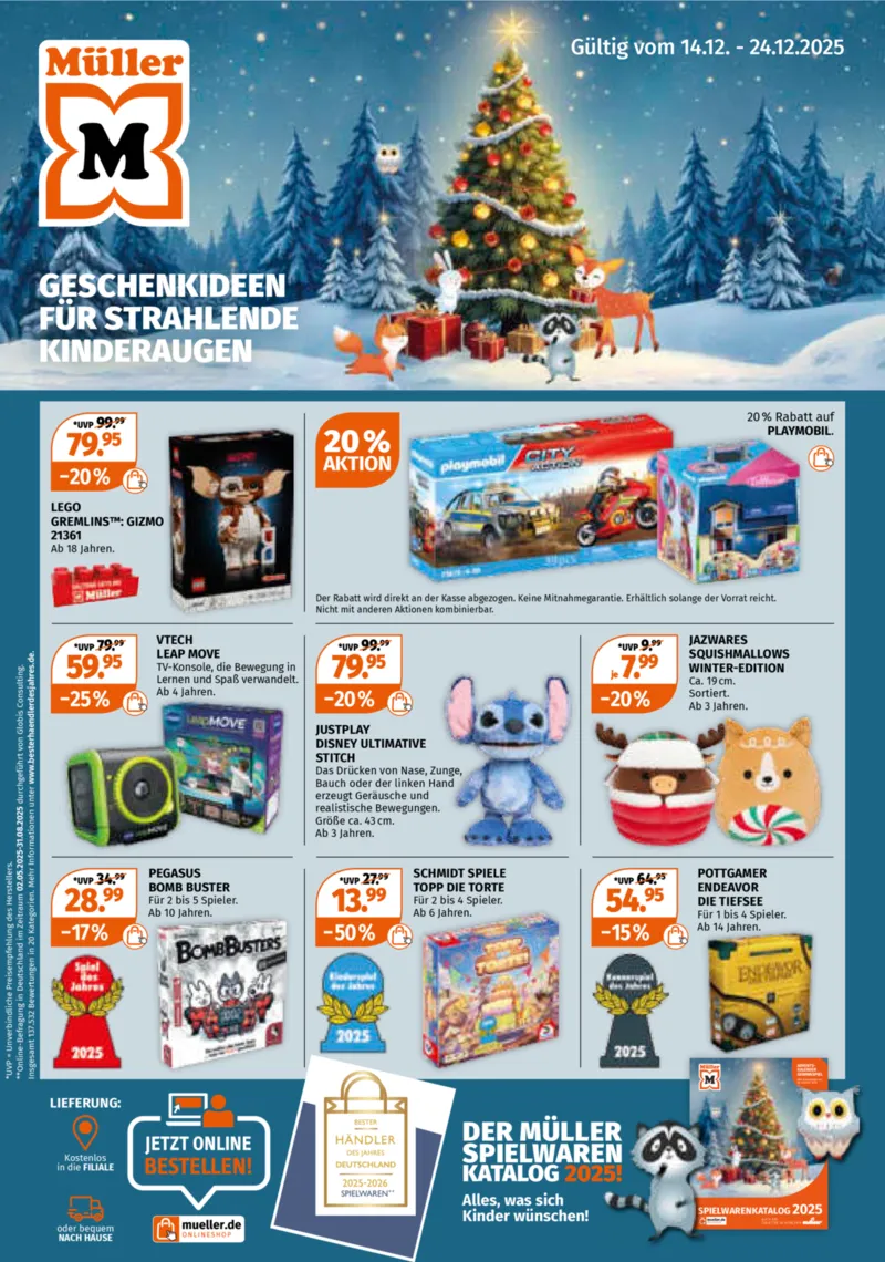 Müller Prospekt vom 14.12.2025, Seite 1