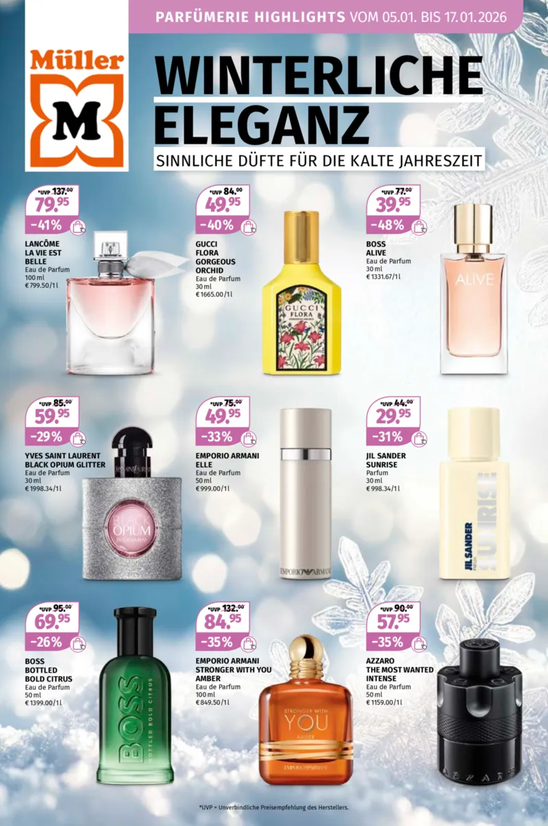 Müller Prospekt vom 05.01.2026, Seite 1