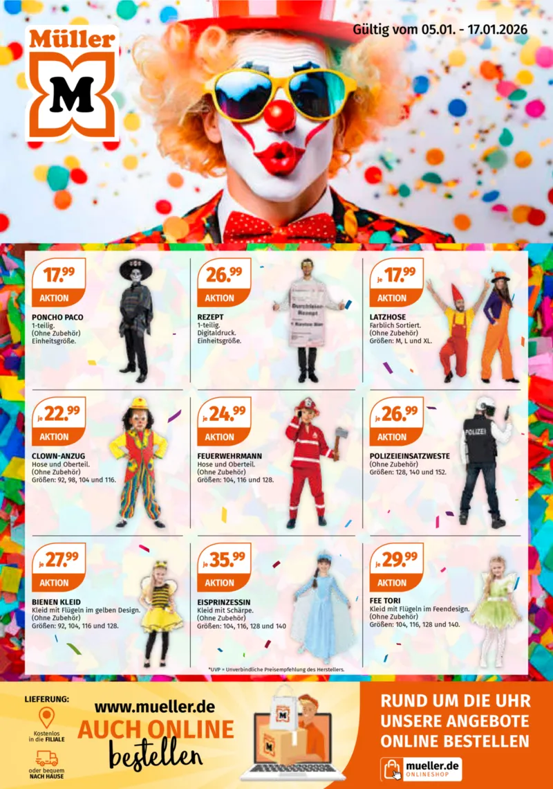 Müller Prospekt vom 05.01.2026, Seite 1