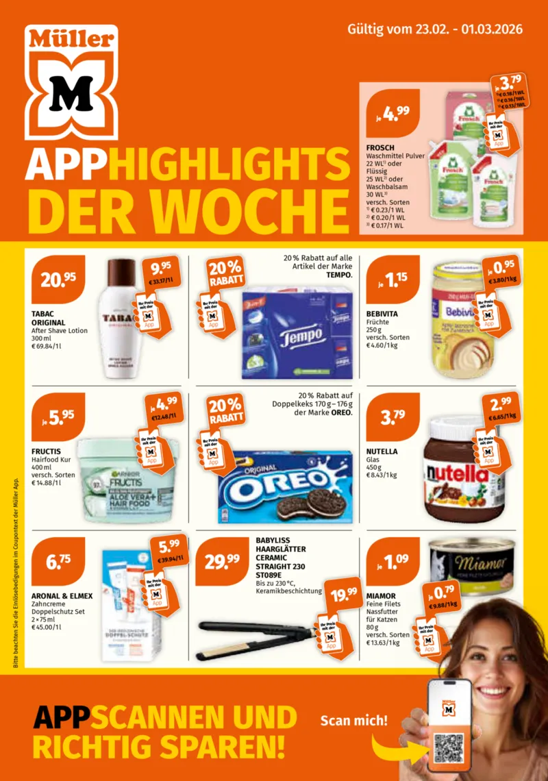 Müller Prospekt vom 23.02.2026, Seite 1