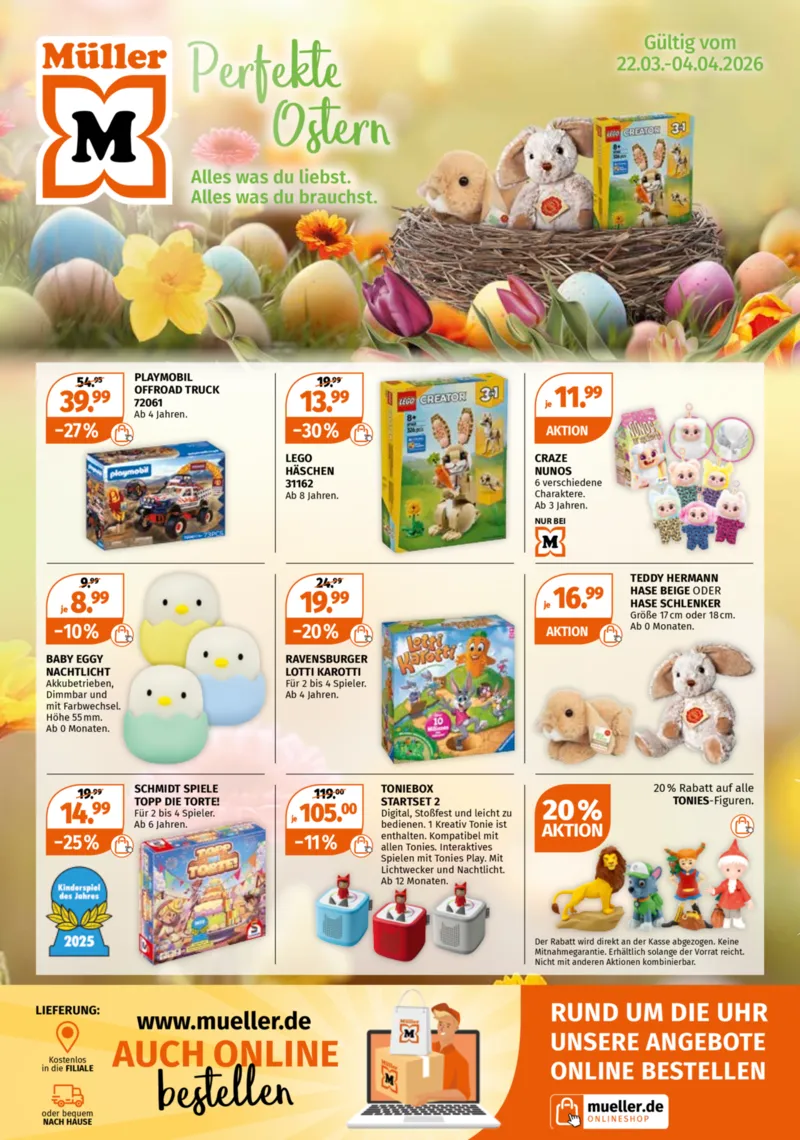 Müller Prospekt vom 23.03.2026, Seite 1