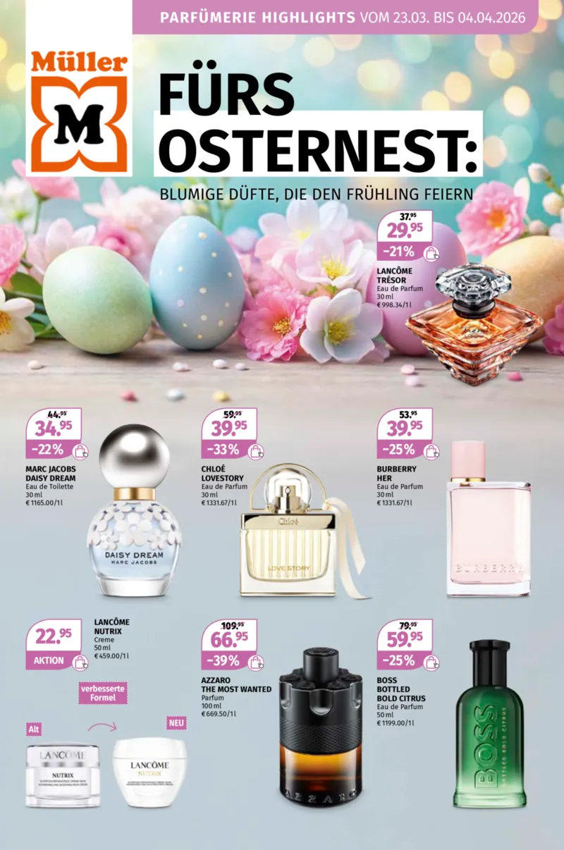 Müller Prospekt vom 23.03.2026, Seite 1