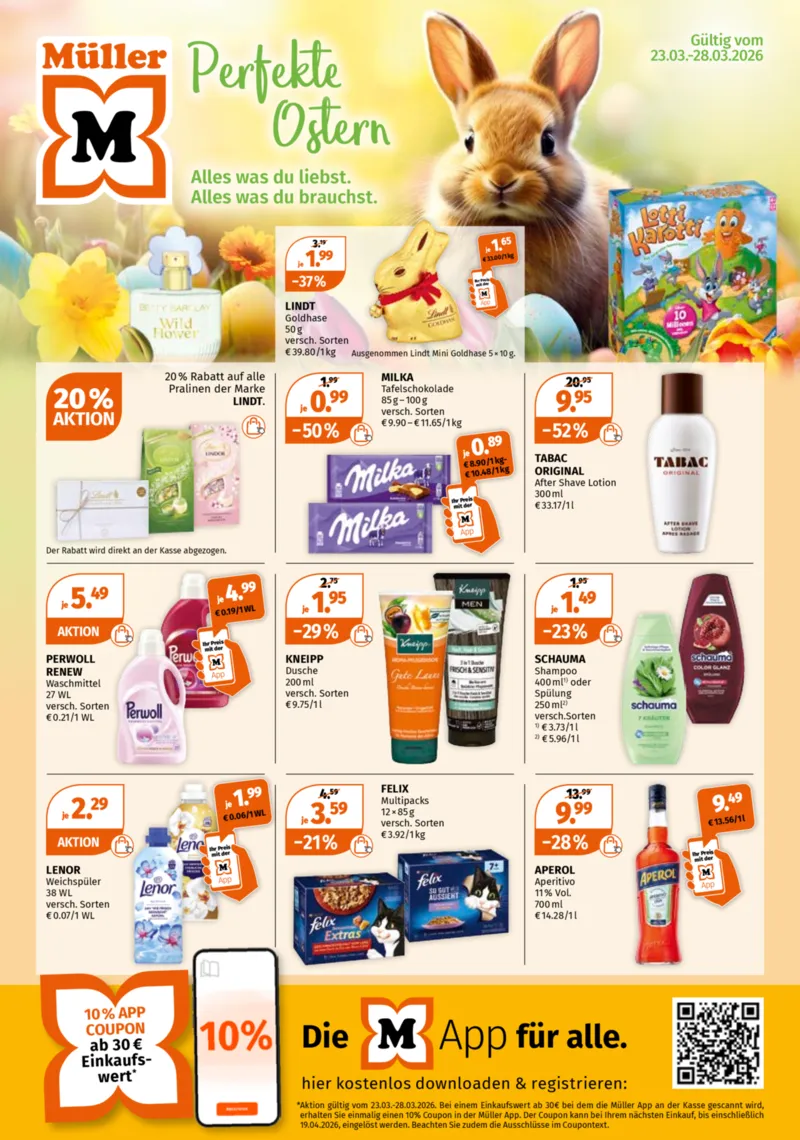 Müller Prospekt vom 23.03.2026, Seite 1