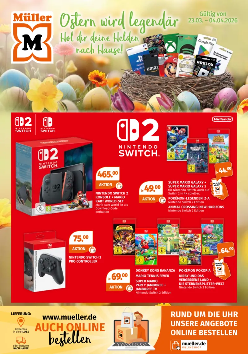 Müller Prospekt vom 23.03.2026, Seite 1