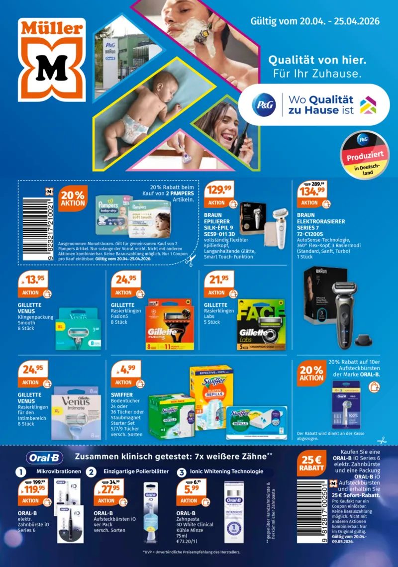 Müller Prospekt vom 20.04.2026, Seite 1