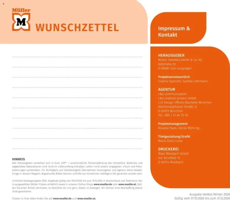 Müller Prospekt vom 01.10.2026, Seite 151