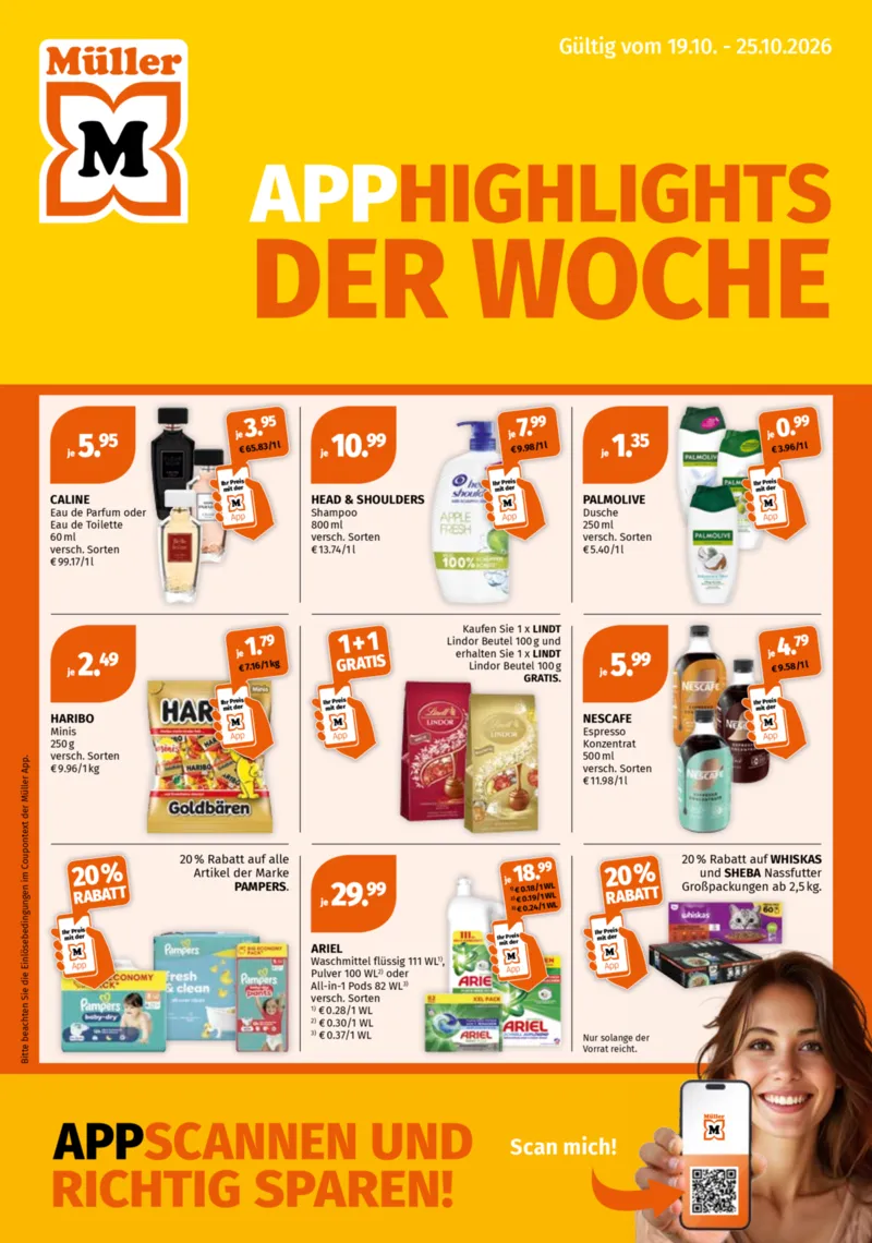 Müller Prospekt vom 19.10.2026, Seite 1