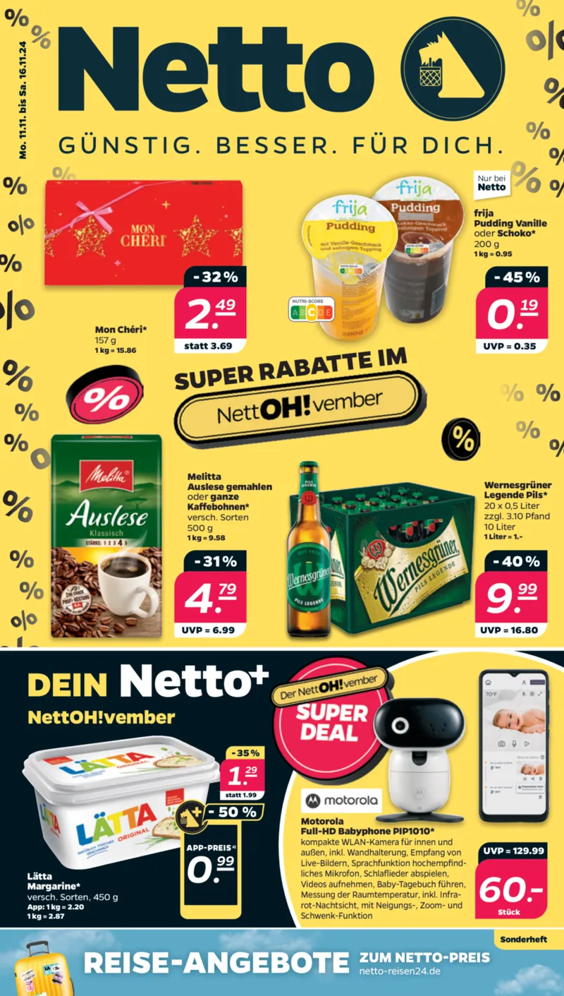 NETTO Supermarkt Prospekt vom 11.11.2024, Seite 1