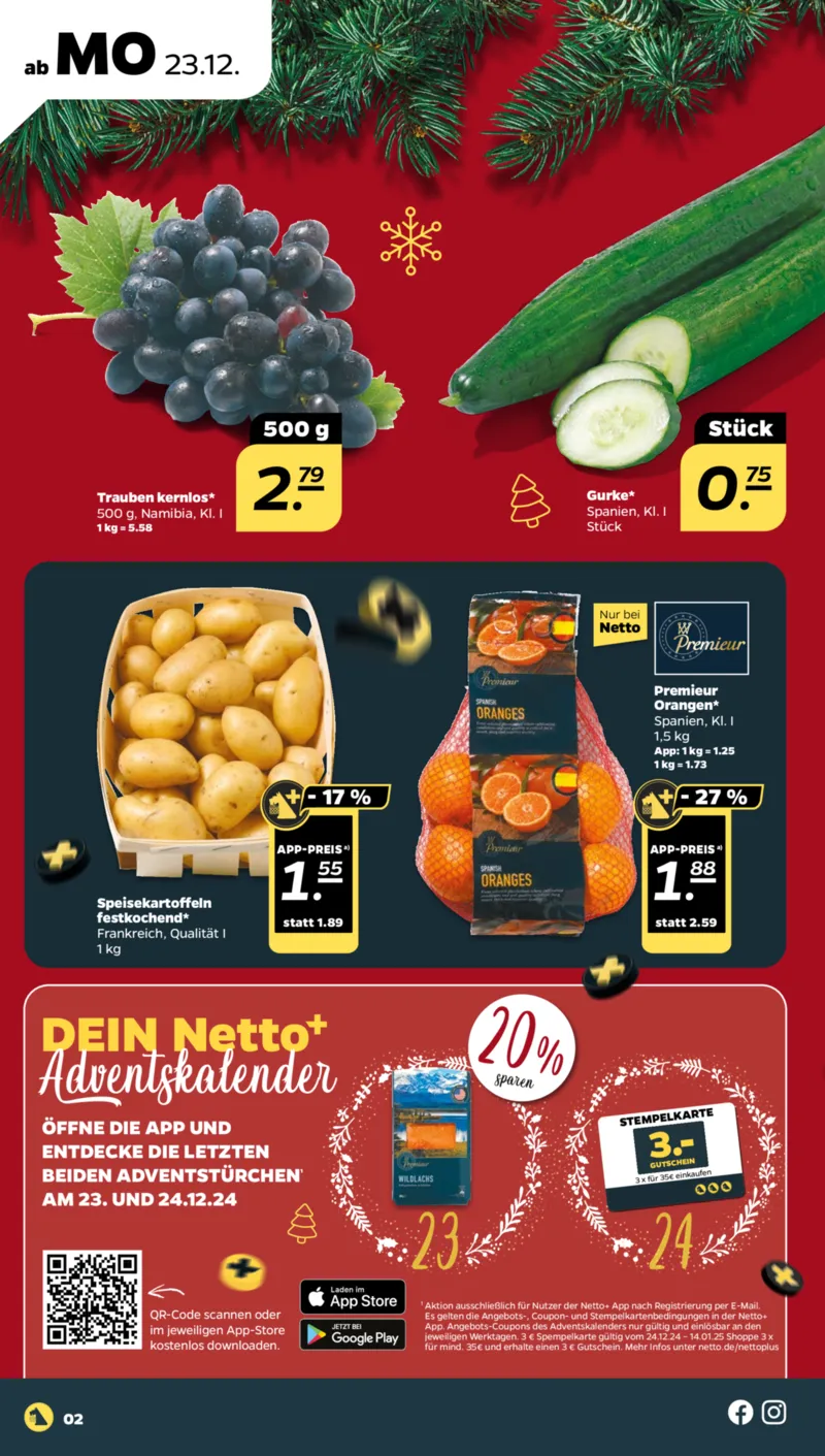 NETTO Supermarkt Prospekt vom 23.12.2024, Seite 2