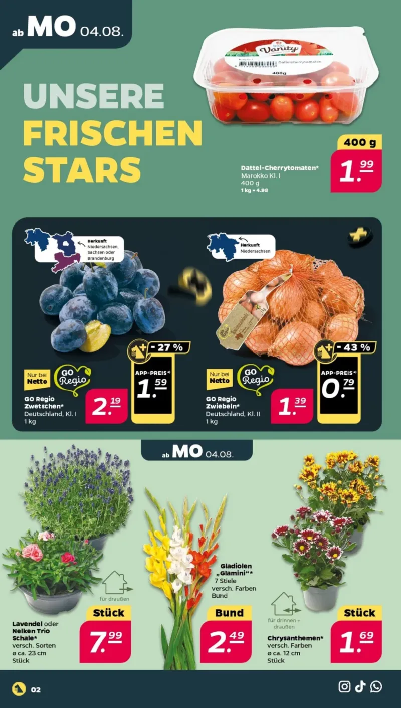 NETTO Supermarkt Prospekt vom 04.08.2025, Seite 2