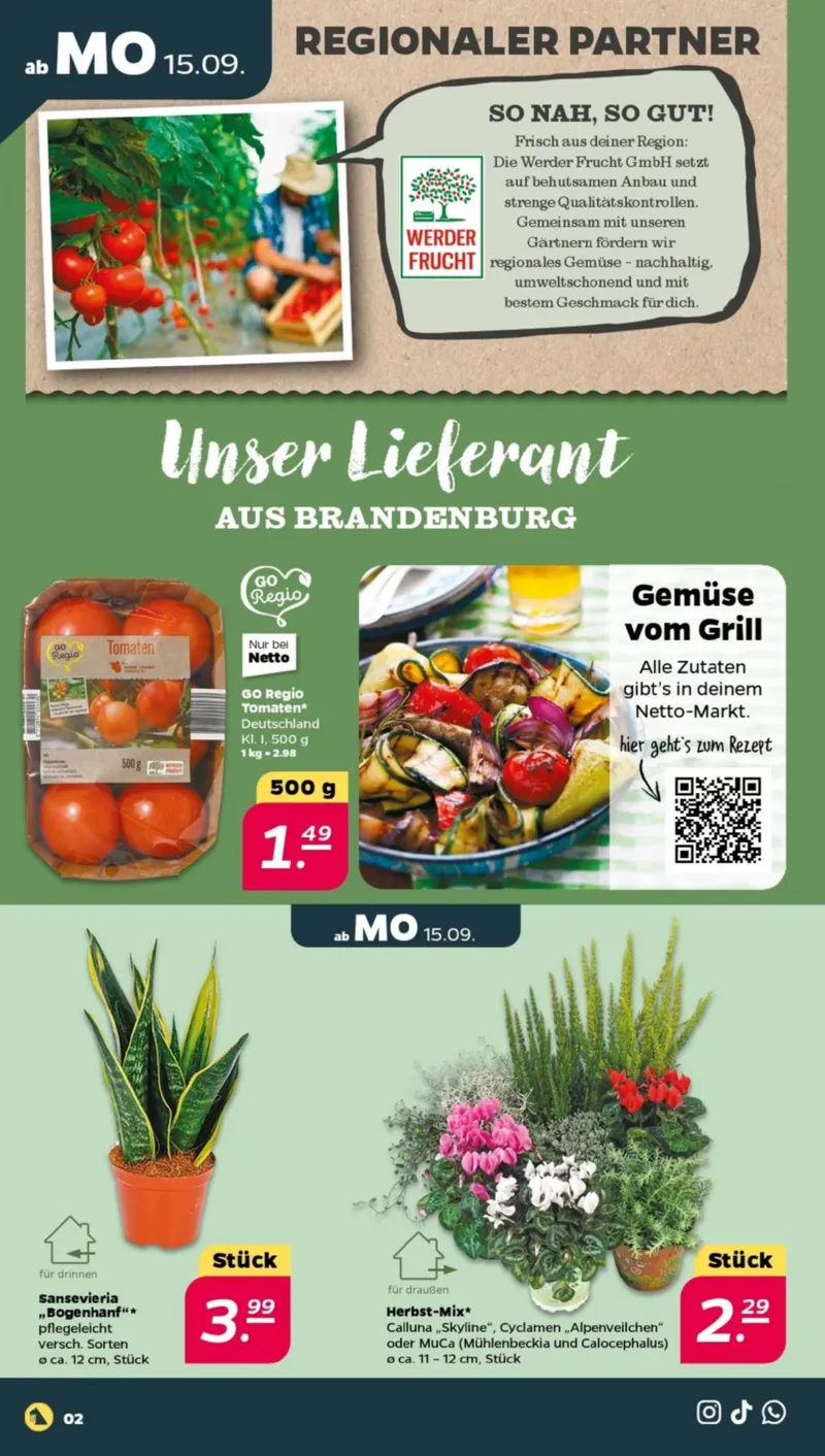 NETTO Supermarkt Prospekt vom 15.09.2025, Seite 2