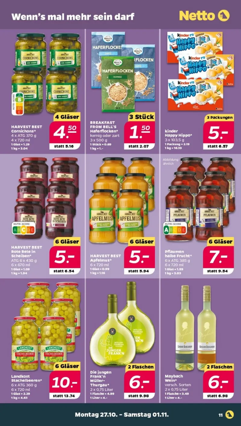 NETTO Supermarkt Prospekt vom 27.10.2025, Seite 11