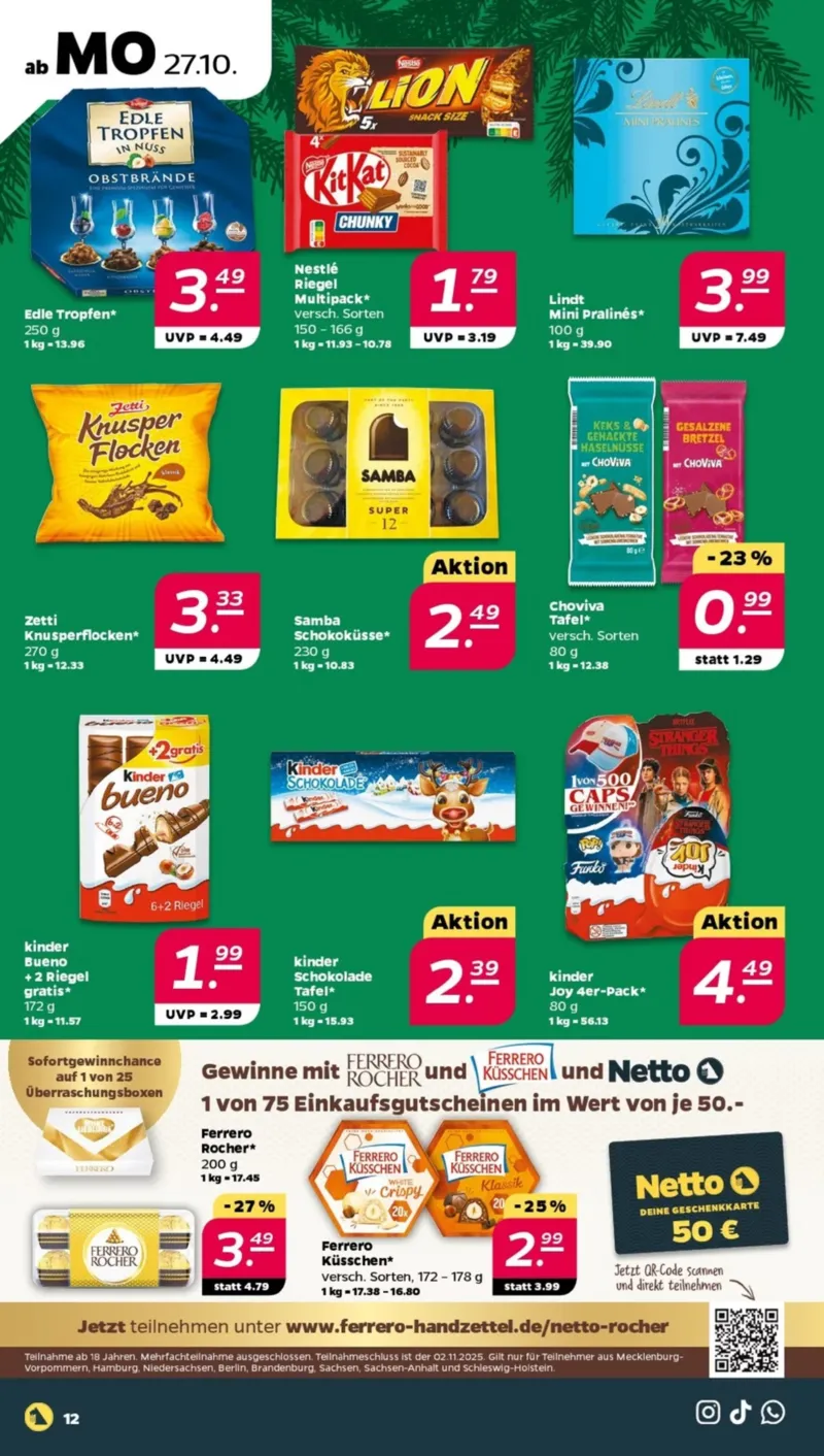 NETTO Supermarkt Prospekt vom 27.10.2025, Seite 12