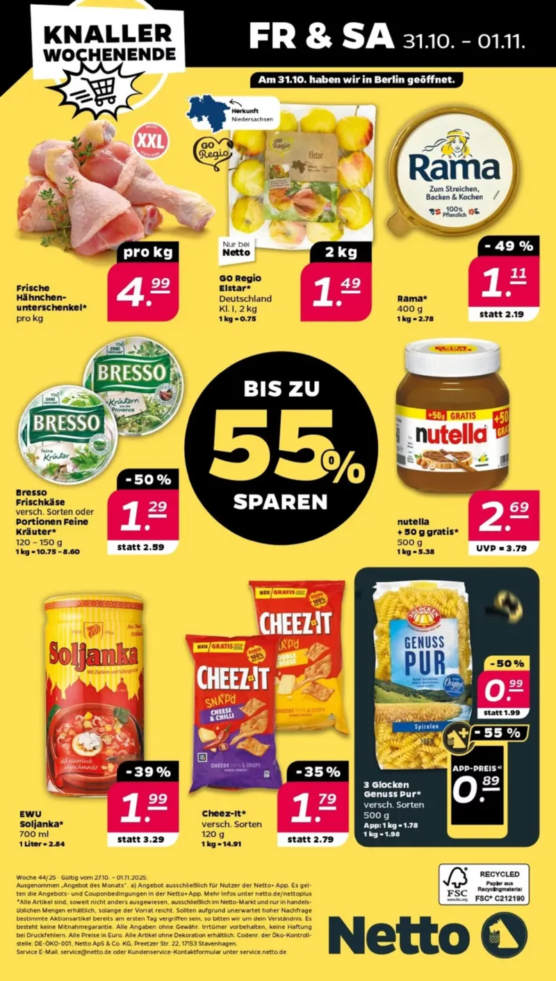NETTO Supermarkt Prospekt vom 27.10.2025, Seite 34