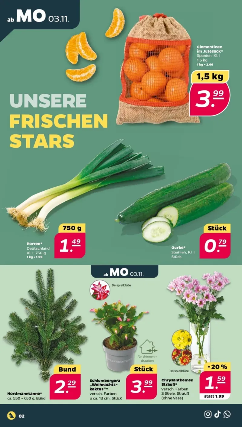 NETTO Supermarkt Prospekt vom 03.11.2025, Seite 2 NETTO Supermarkt Prospekt vom 03.11.2025, Seite 2