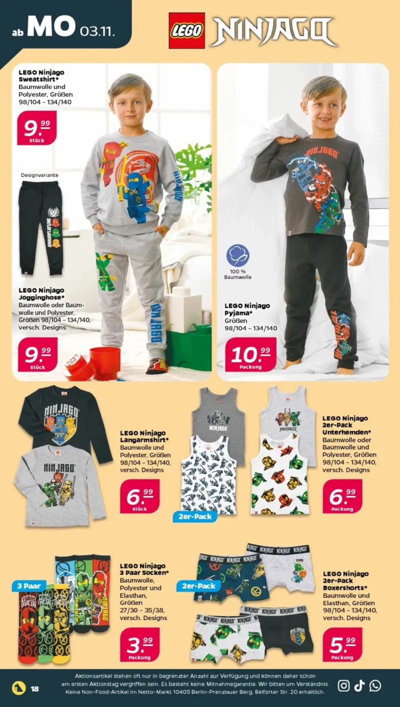 NETTO Supermarkt Prospekt vom 03.11.2025, Seite 20 NETTO Supermarkt Prospekt vom 03.11.2025, Seite 20