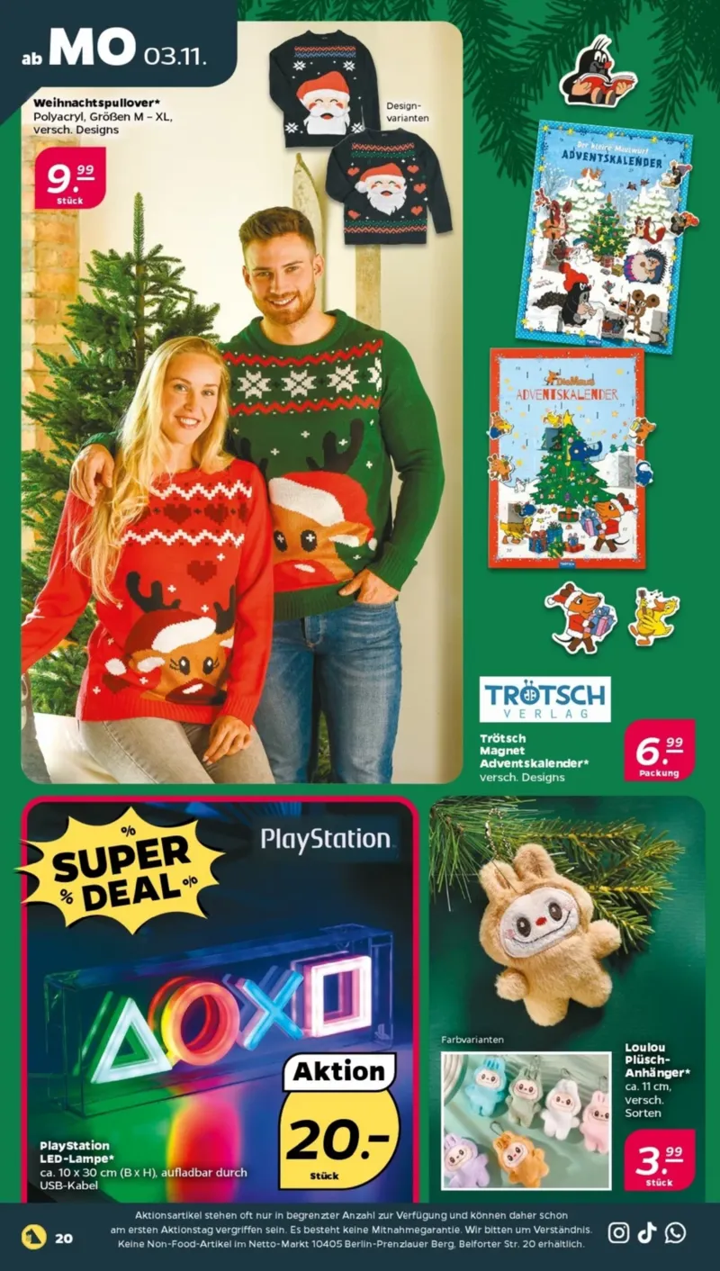 NETTO Supermarkt Prospekt vom 03.11.2025, Seite 22 NETTO Supermarkt Prospekt vom 03.11.2025, Seite 22