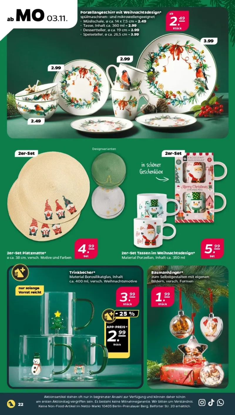 NETTO Supermarkt Prospekt vom 03.11.2025, Seite 24 NETTO Supermarkt Prospekt vom 03.11.2025, Seite 24