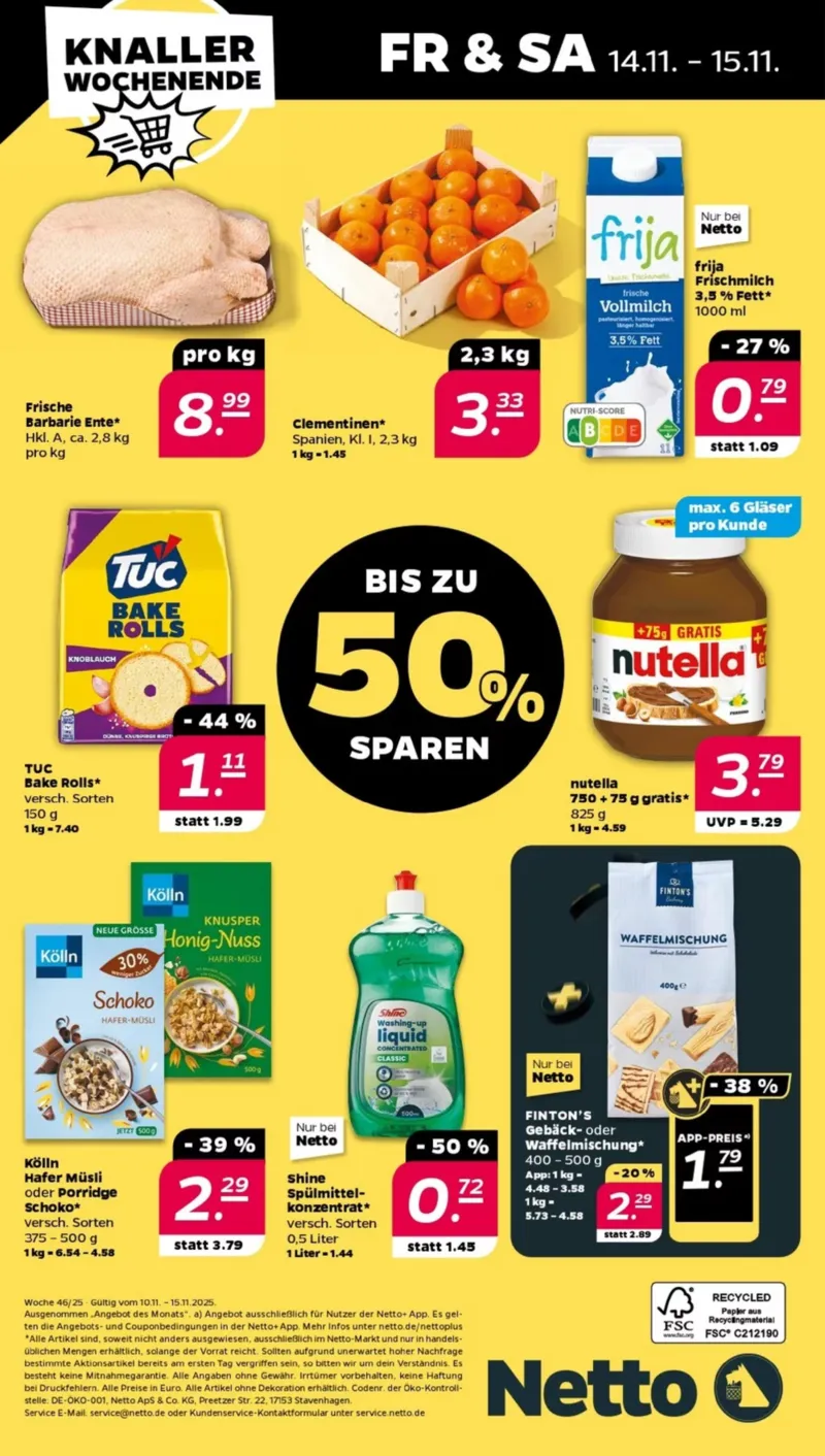 NETTO Supermarkt Prospekt vom 10.11.2025, Seite 34