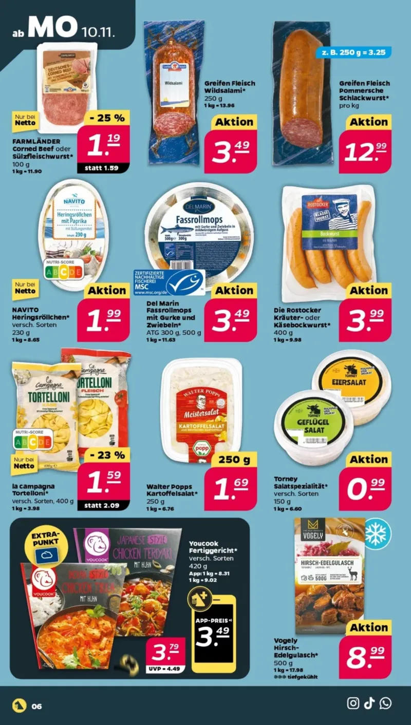 NETTO Supermarkt Prospekt vom 10.11.2025, Seite 6