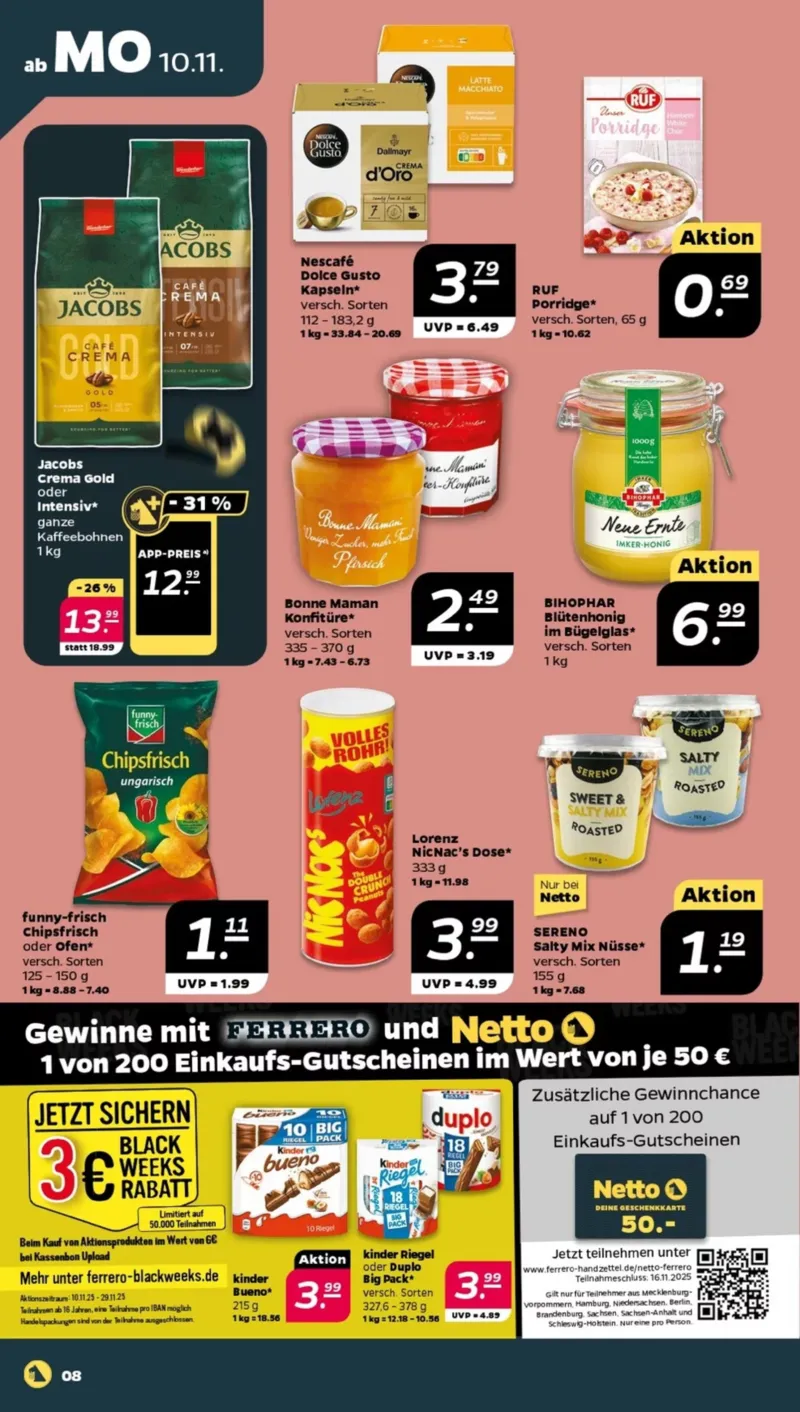 NETTO Supermarkt Prospekt vom 10.11.2025, Seite 8