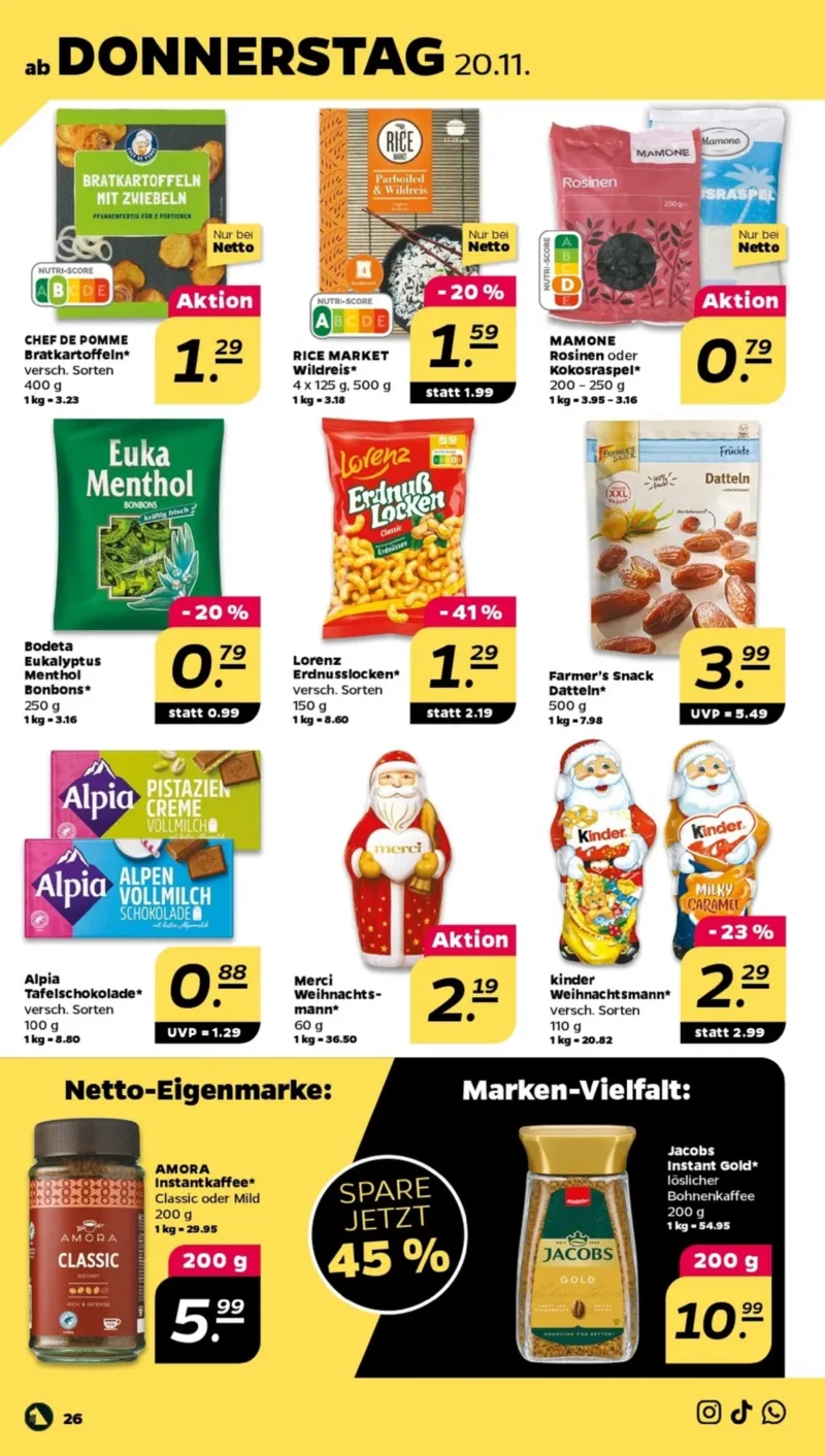 NETTO Supermarkt Prospekt vom 17.11.2025, Seite 28