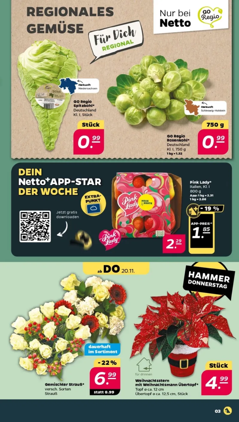 NETTO Supermarkt Prospekt vom 17.11.2025, Seite 3