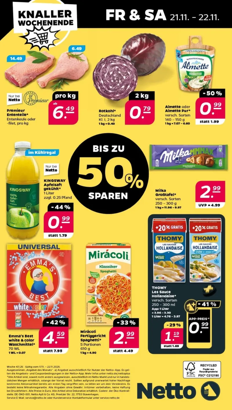 NETTO Supermarkt Prospekt vom 17.11.2025, Seite 34