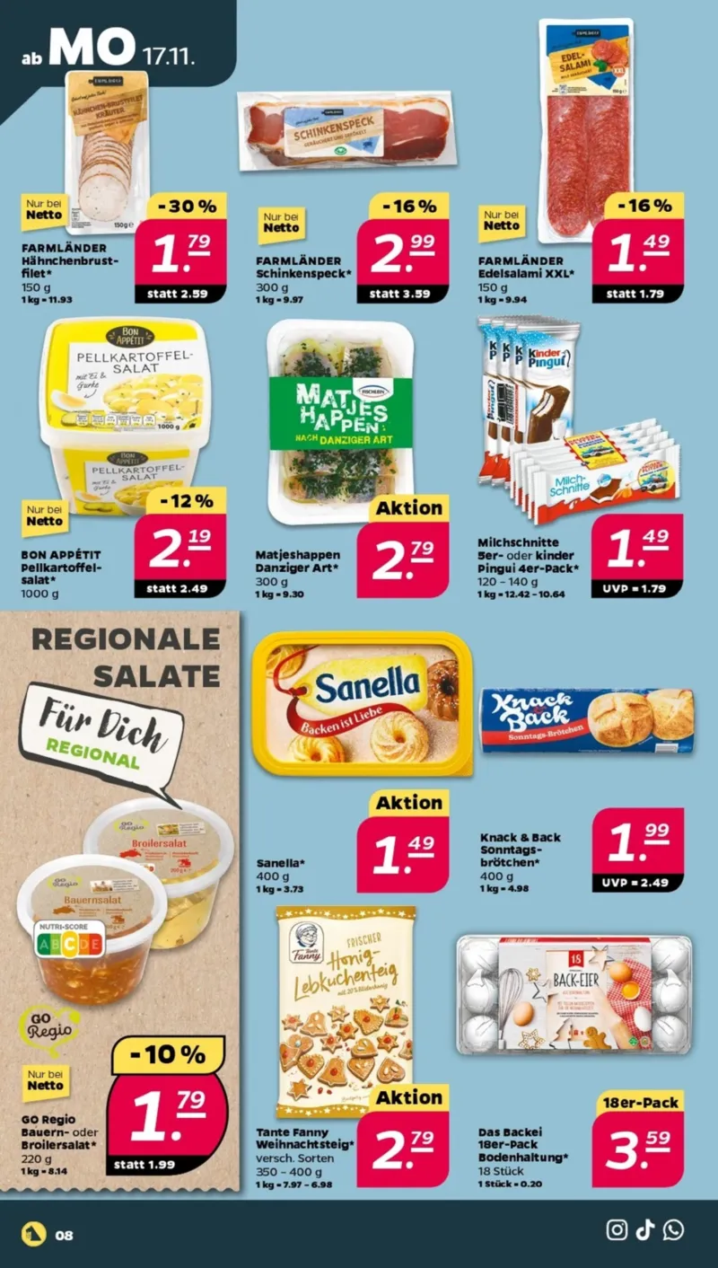 NETTO Supermarkt Prospekt vom 17.11.2025, Seite 8