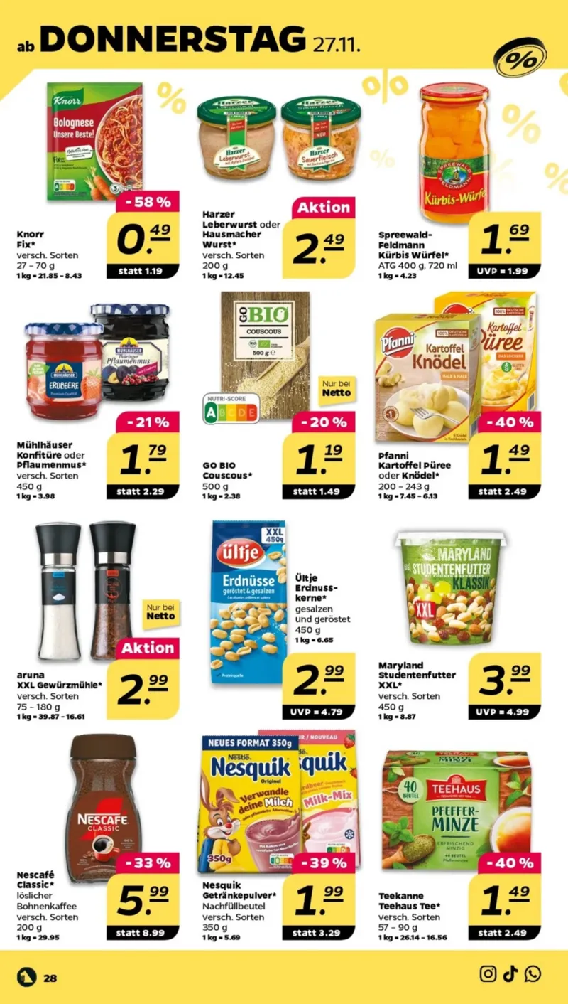 NETTO Supermarkt Prospekt vom 24.11.2025, Seite 30